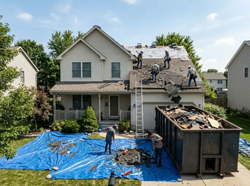 roof-replacement-debris-remova-004 — frequently asked questions, Cheapest Dumpster Rentals in Dubuque, IA